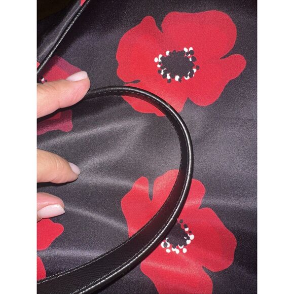 Kate Spade Black and Red Floral Backpack - Picture 11 of 16